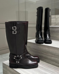 BOTAS PUNTA CUADRADA NEGRAS