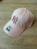 Gorra 47 Clean Up NY Yankees Rosa Pastel Logo Malva