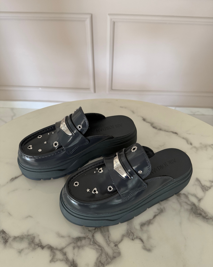MULES JORDAN METALLIC