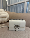 PINKO BEIGE PEQUEÑO & PLATEADO