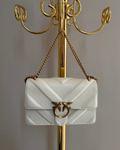 PINKO BEIGE CADENA DORADA