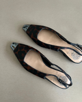 FLATS LEOPARDO PUNTA METAL