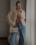 CHAQUETA LUCCE BEIGE LENTEJUELA