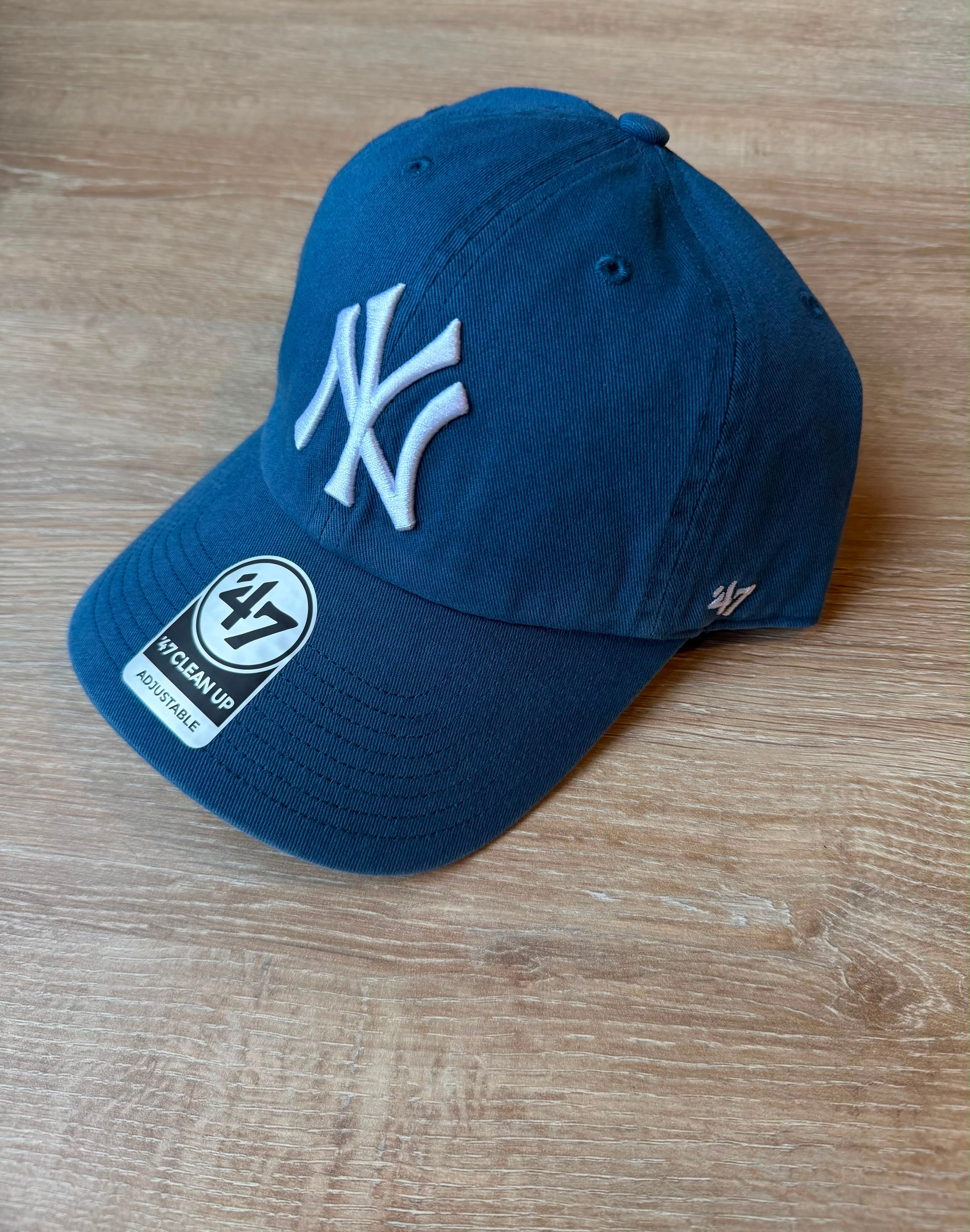 Gorra 47 Clean Up NY Yankees Azul Petróleo